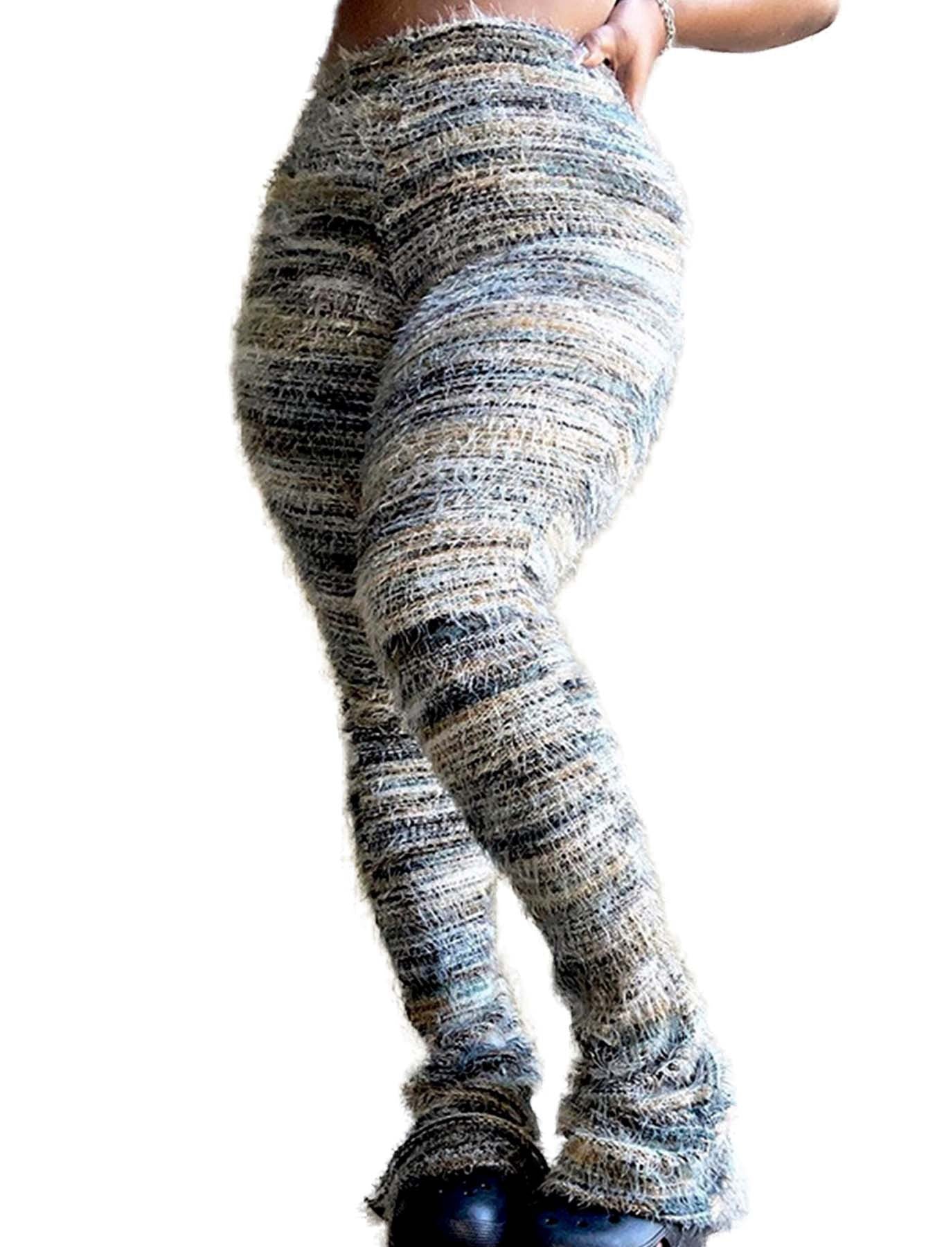 Fuzzy Stacked Pants