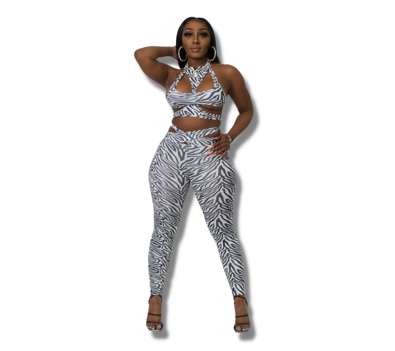 Zebra Stripes Two Piece Set