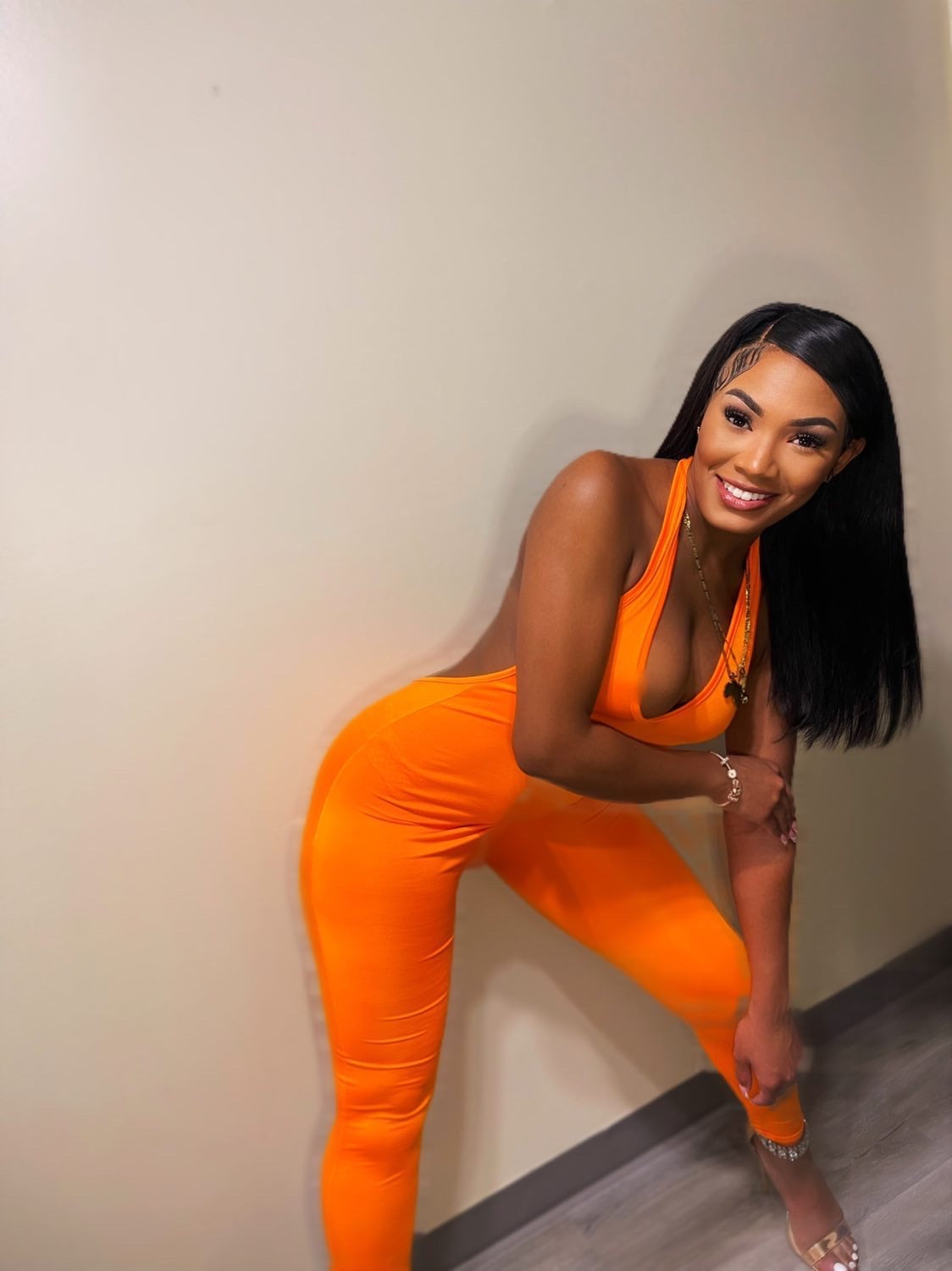 Backless Fitness Jumpsuit