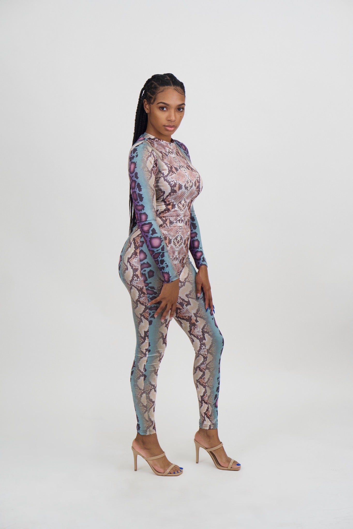 Snakeskin Jumpsuit