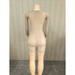 Grey Snatched Romper