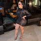 Black Snatched Dress