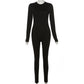 Black Slim Jumpsuit