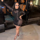 Black Snatched Dress