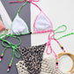 Strawberry Kiwi Leopard Bikini