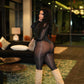 Black Snatched Jumpsuit