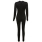 Black Slim Jumpsuit