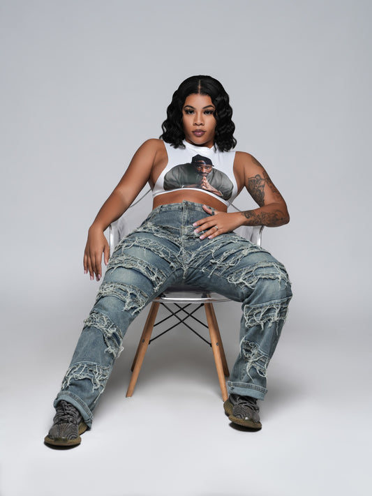 Denim Ripped Jeans