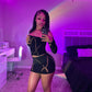 Studded Mini Dress