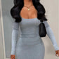 Grey Snatch Maxi