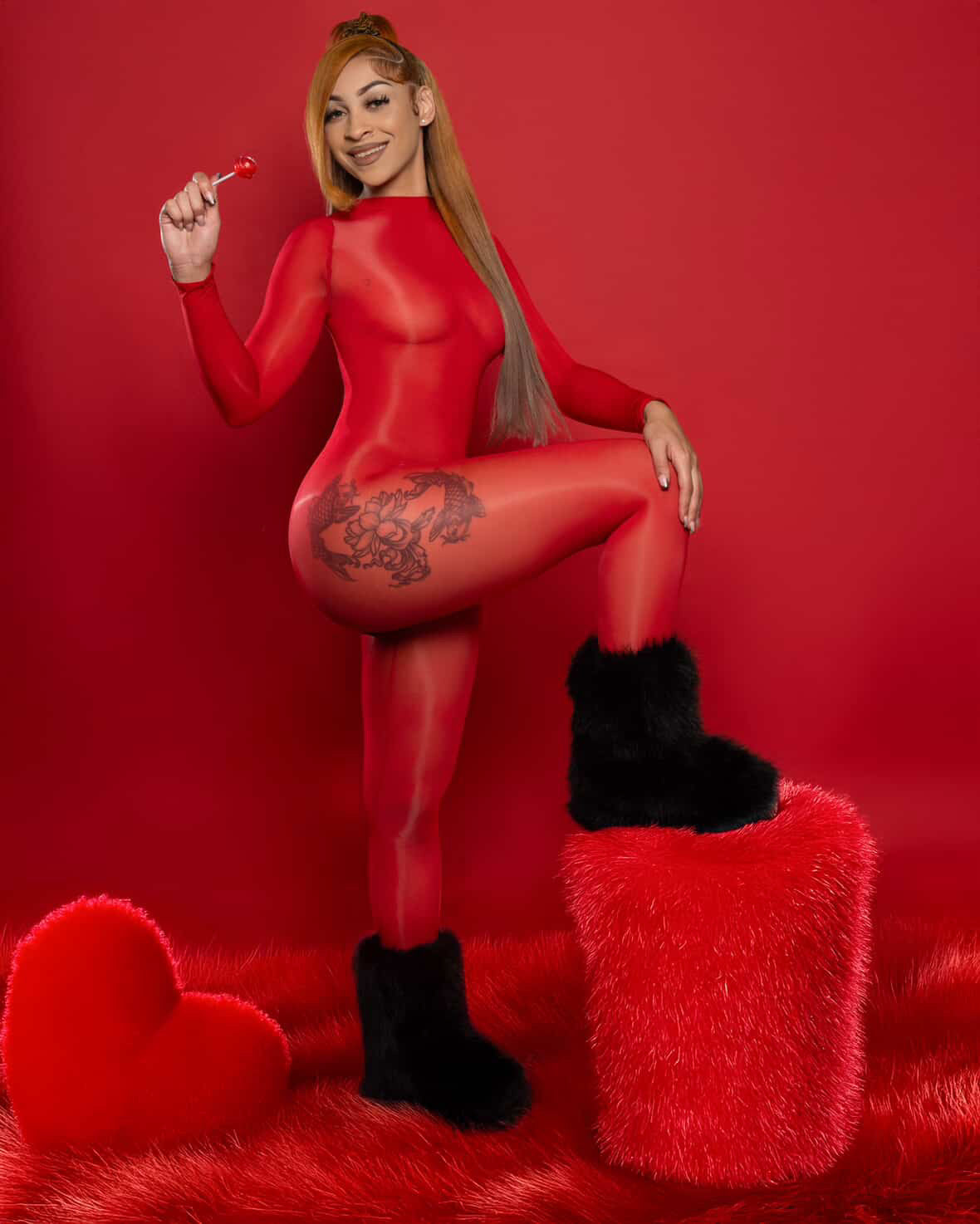 Red Snatched Jumpsuit