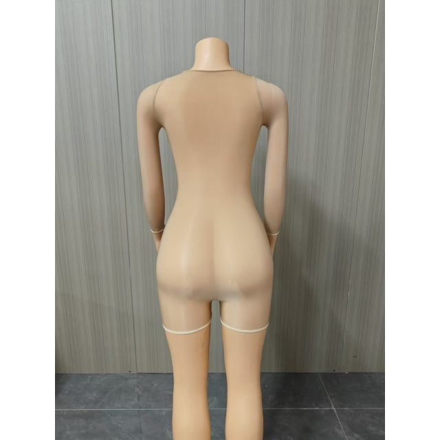 Nude Snatched Romper