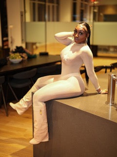 Nude Snatched Jumpsuit