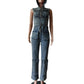 Denim Cargo Jumpsuit