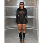 Black Snatched Romper