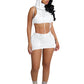 MONEY PENNIESS Sleeveless Skirt Set