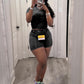 Ribbed Washed Faded Shorts Set