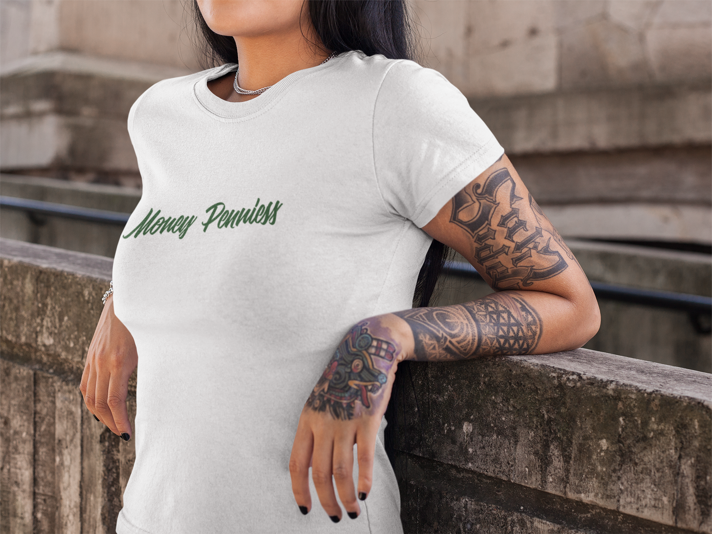 MONEY PENNIESS Ladies Shirt