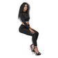 Long Sleeve Crop Top Set