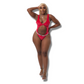 Pink Suede Cover Up Bikini