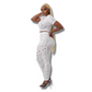 White Hollow Two Piece Set