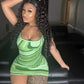 Cloud Dress (Green Swirl)