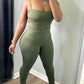 Crop Top Leggings Set