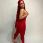 Backless Fitness Jumpsuit