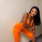 Backless Fitness Jumpsuit